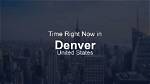 Denver Time Now