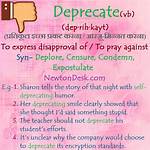 Deprecated Meaning?