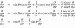 Derivative in Spherical Coordinates