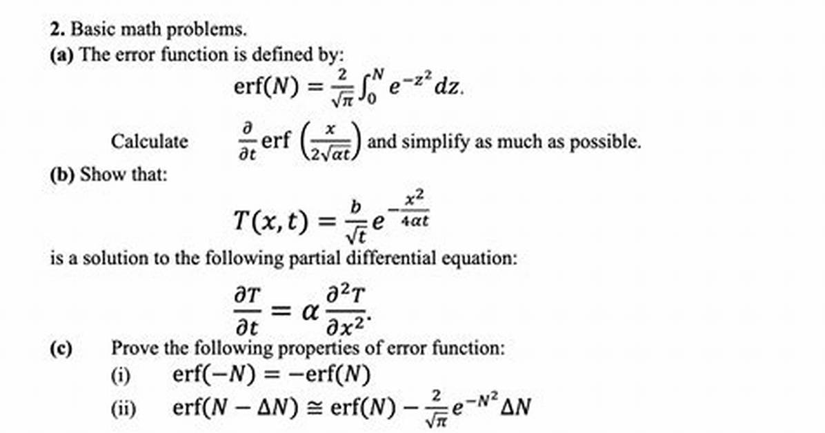 Derivative of Error Function