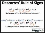 Descartes Rule