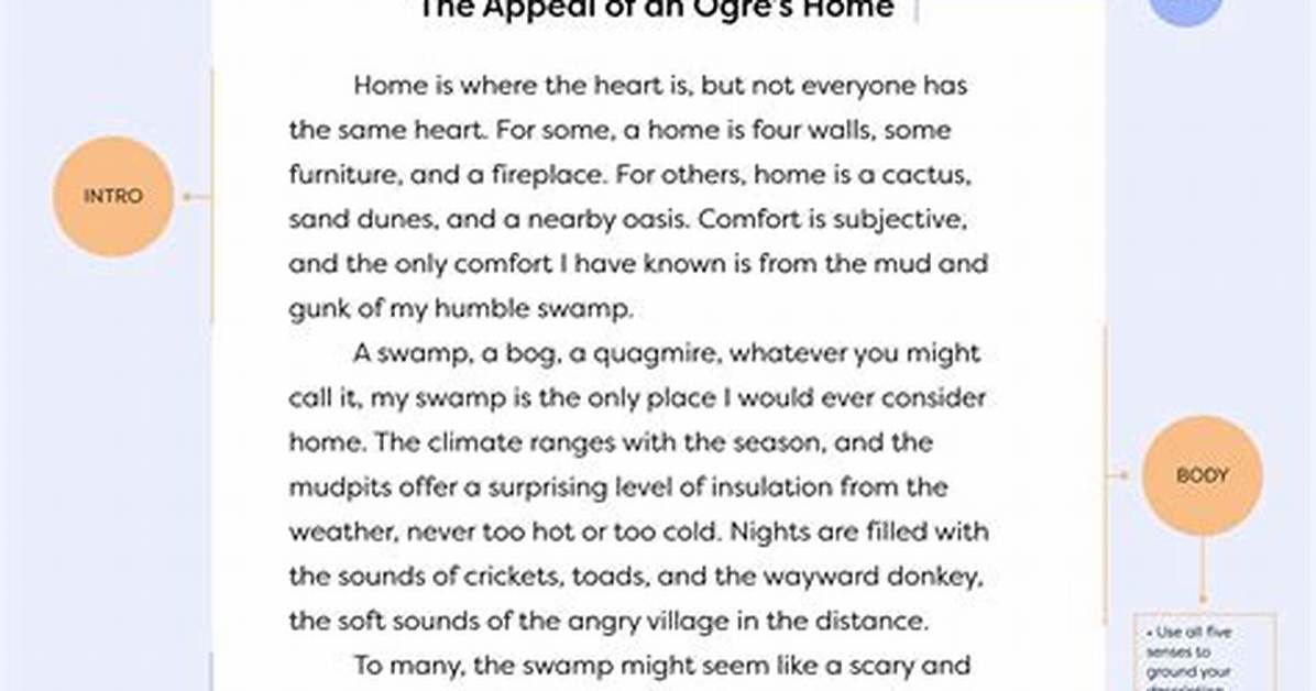 Descriptive Essay Example