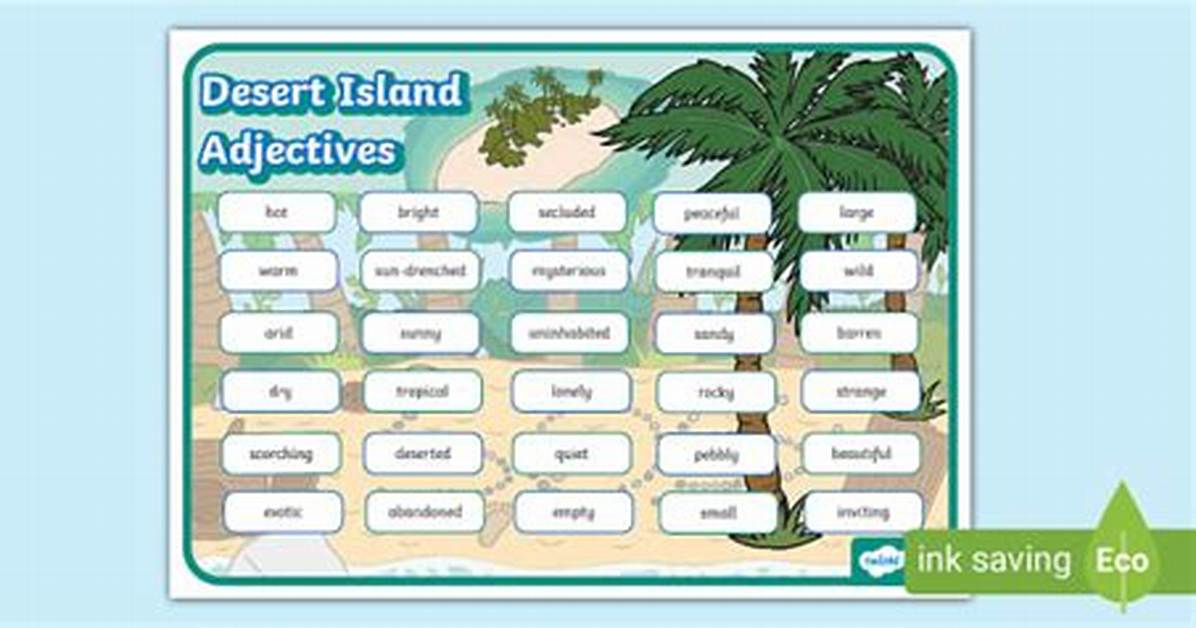 Desert Adjective