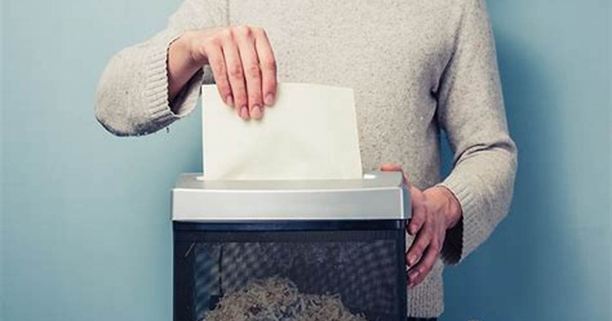 Destroy as Sensitive Documents
