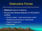 Destructive Forces