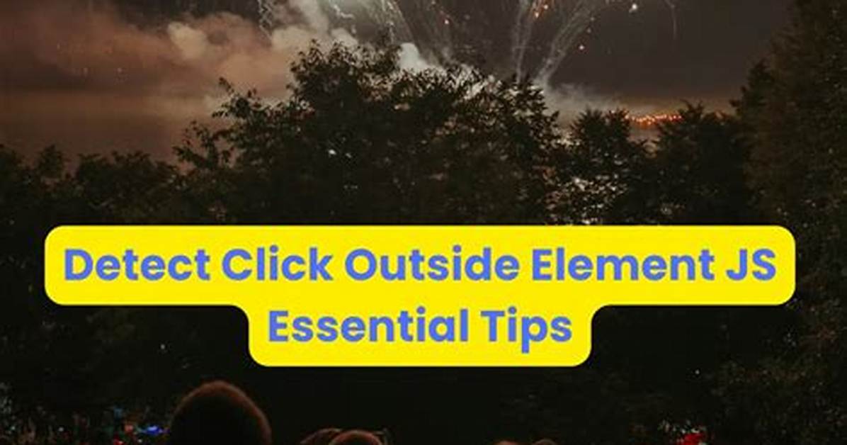 Detect Click Outside Element
