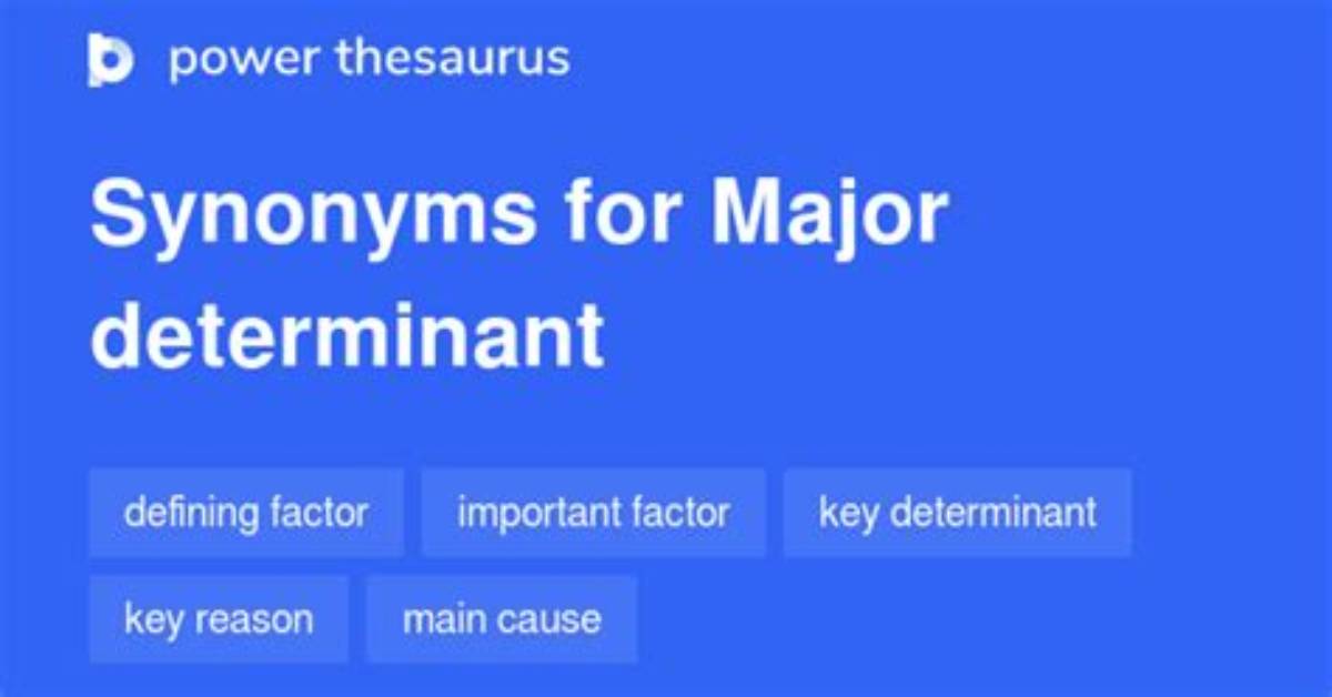 Determinant Synonym