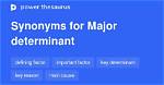 Determinant Synonym