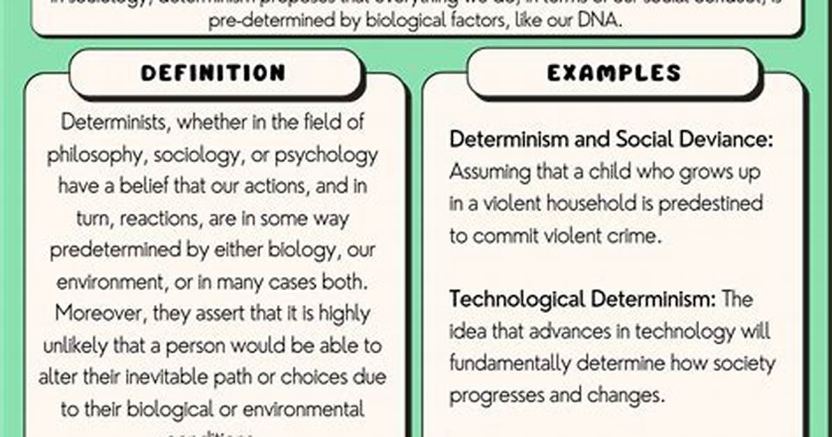 Deterministic Psychology