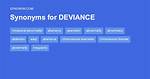Deviance Synonym