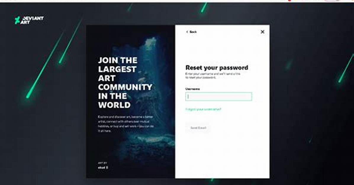 Deviantart. Com Login Safely, Analysis & Comments