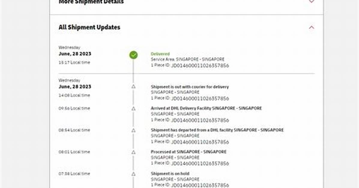 Dhl Tracking Html Form?