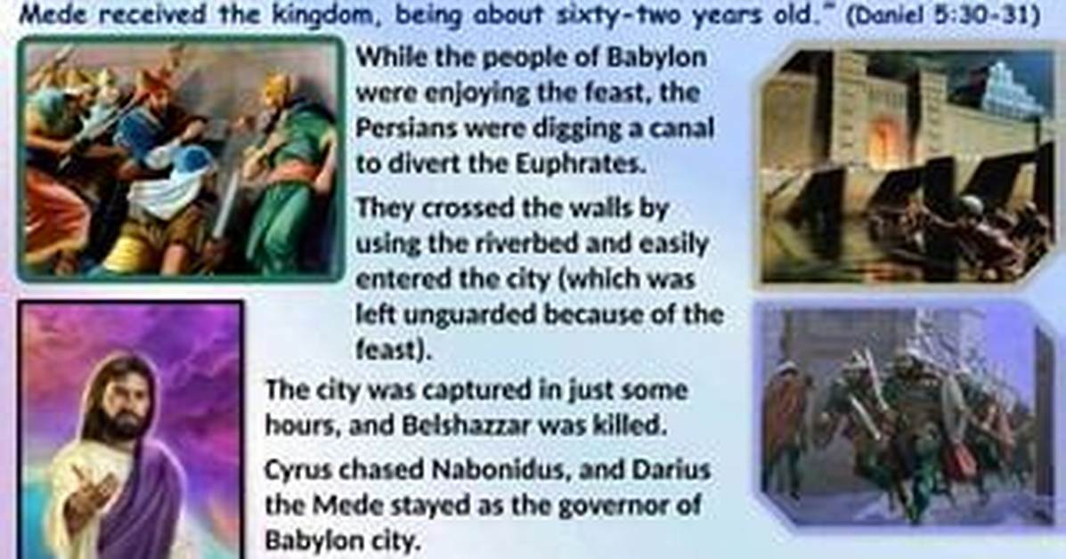 Did Darius Kill Belshazzar?