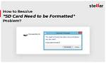 Did Not Format Sd Card?