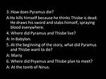 Did Pyramus Kill Himself?