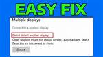 Didn't Detect Another Display When Using 2 Monitors with Vga Splitter