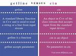 Difference Between Cin and Cin. Get() for Char Array