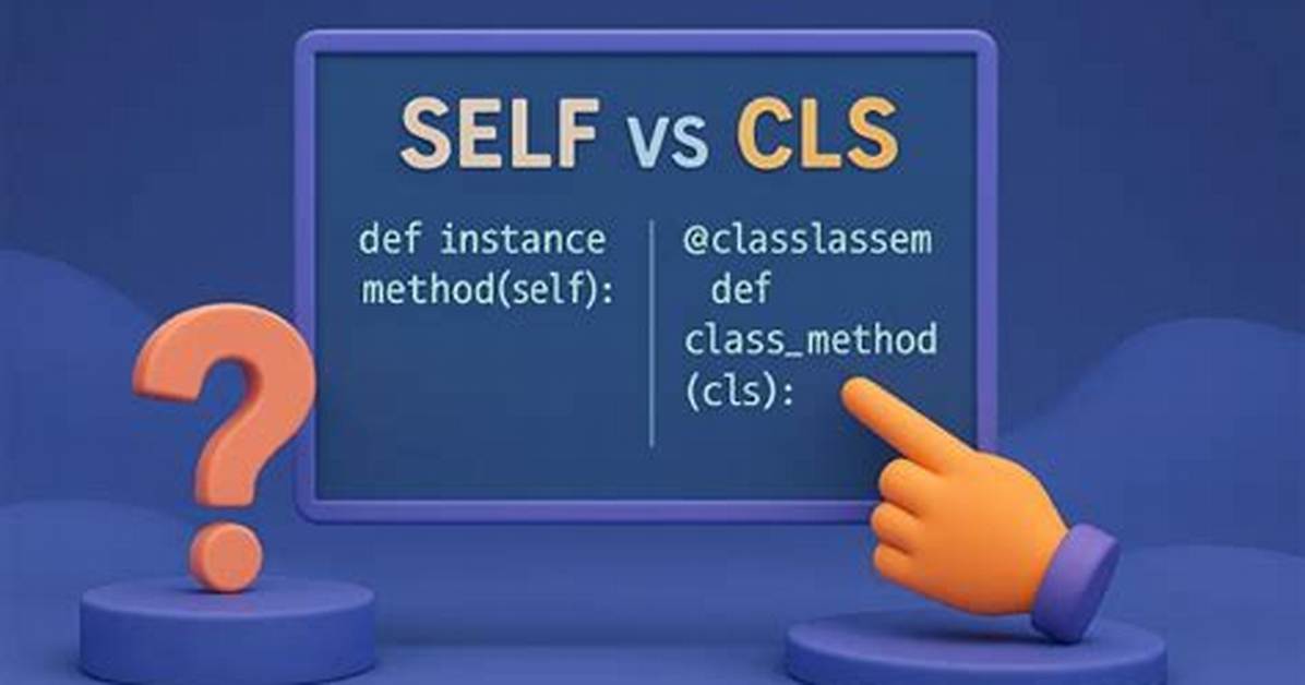Difference Between 'Cls' and 'Self' in Python Classes?