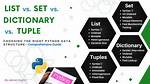 Difference Between Dict and Set (Python)