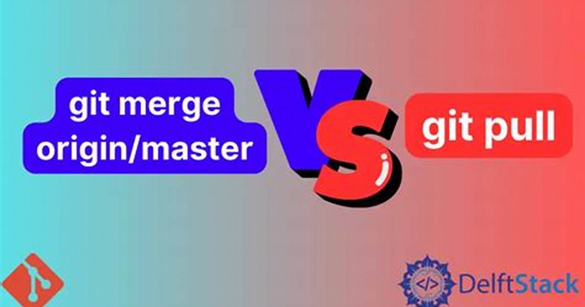 Difference Between Git Merge Master and Origin/Master?