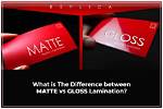 Difference Between Glossy and Matte