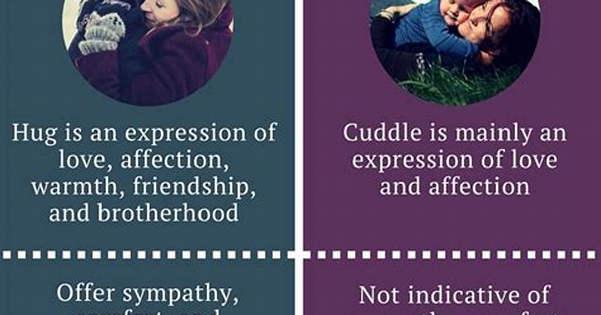 Difference Between Hug and Cuddle