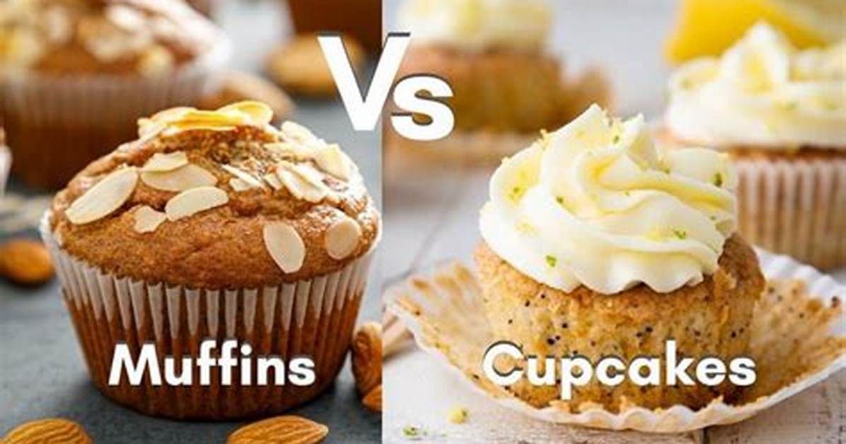 Difference Between Muffin and Cupcake