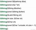 Difference Between Qstring and Std: :String