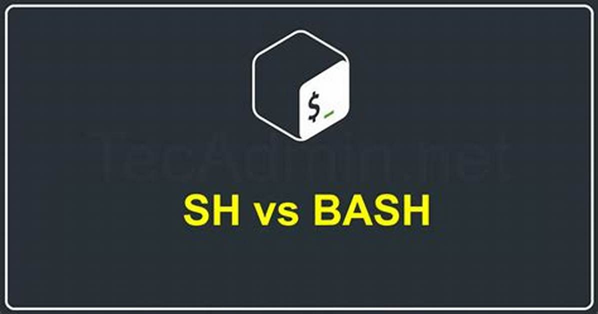 Difference Between Sh and Bash