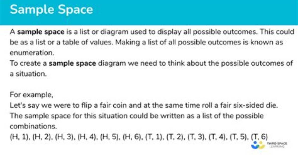 Difference Between State Space and Sample Space