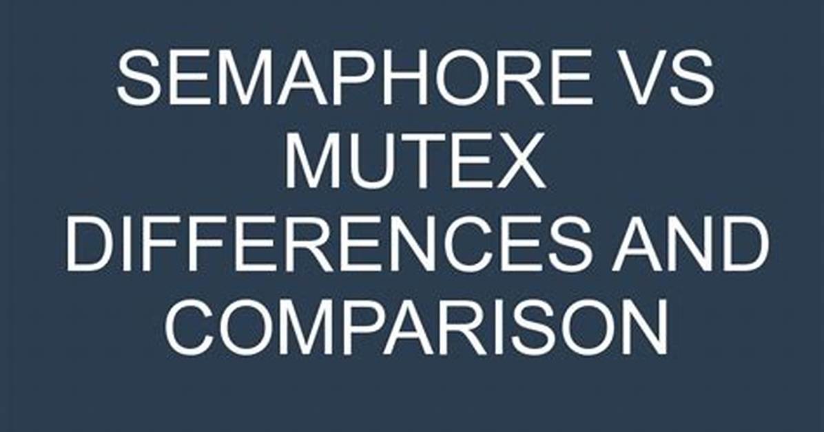 Difference Between Std: :Mutex and Std: :Shared_Mutex