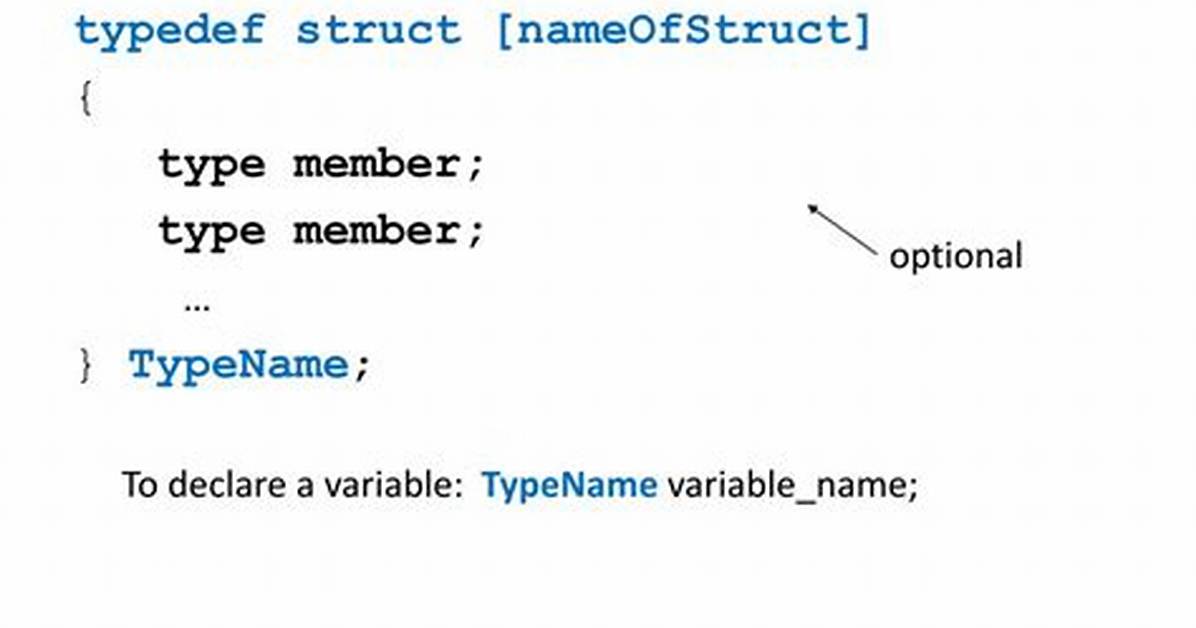 Difference Between 'Struct' and 'Typedef Struct' in C++?