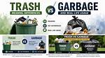 Difference Between Trash and Garbage