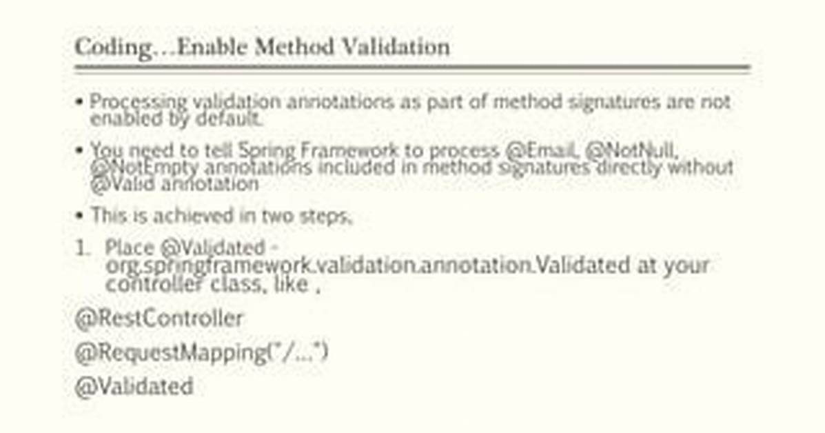Difference Between @Valid and @Validated in Spring