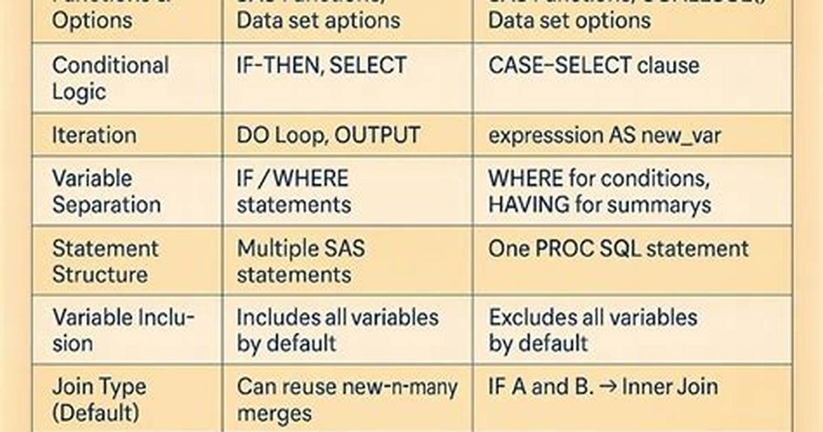 Differences Between Sas and Sql [Closed]