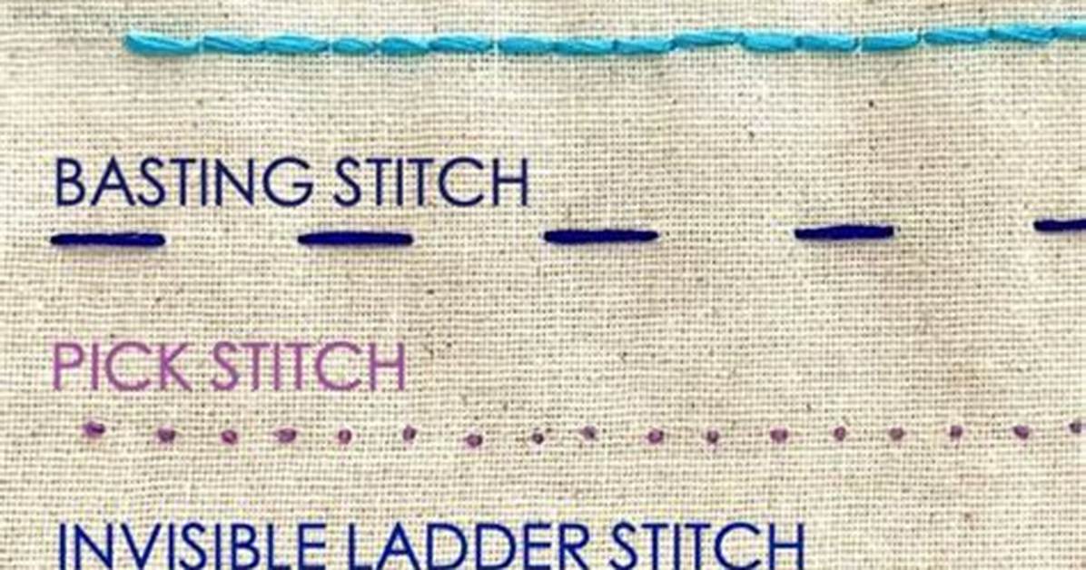 Different Stitches