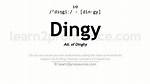 Dingy Meaning