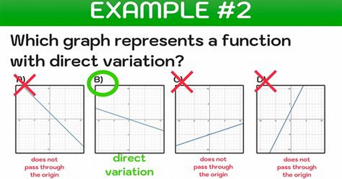Direct Variation Graph