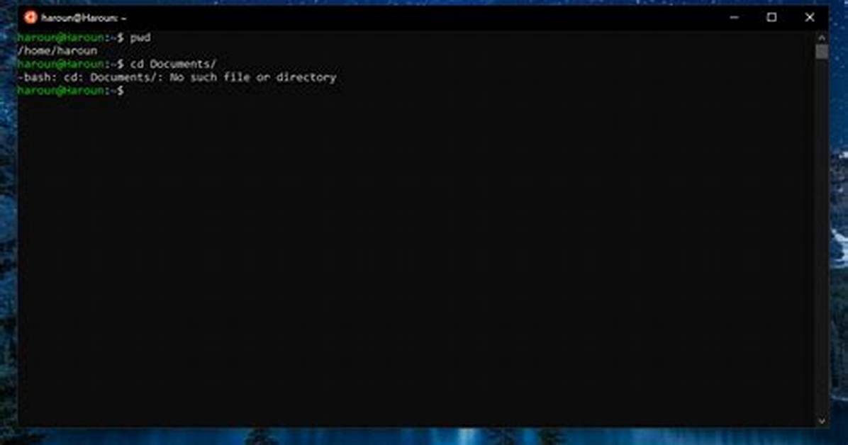Directory Locations When Using Wsl