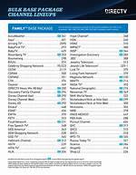 Directv Channels