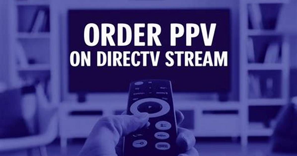 Directv Order Ppv