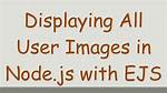 Displaying an Image with Ejs in Node. Js/Express