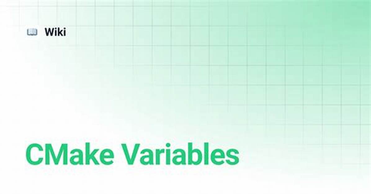 Displaying Cmake Variables