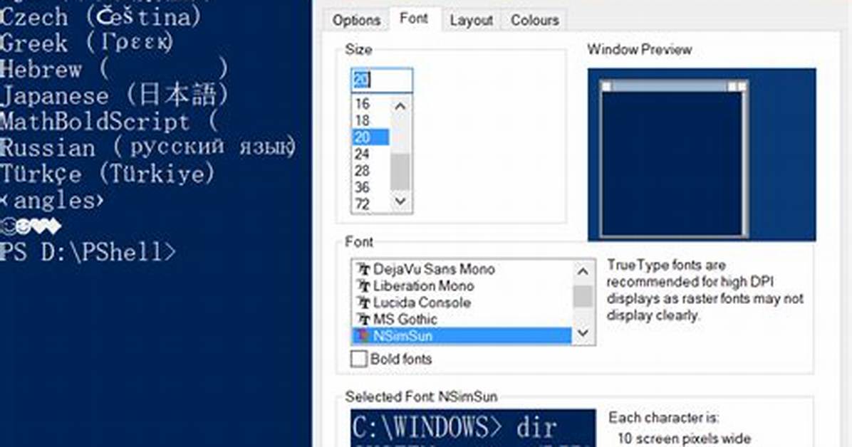 Displaying Unicode in Powershell