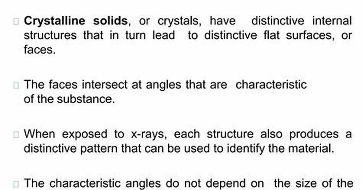 Distinctive Characteristic