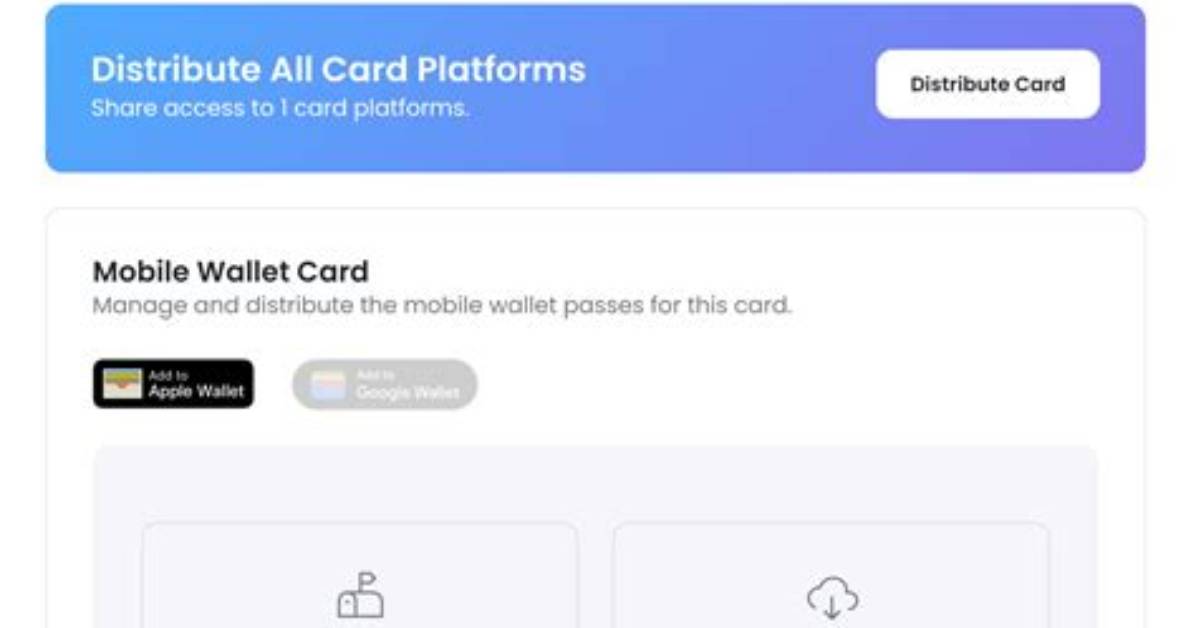 Distributes the Cards