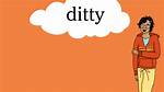 Ditty