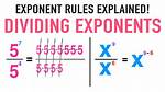 Dividing Exponents with Same Base