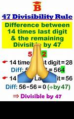 Divisibility for 47