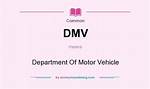 Dmv Acronym